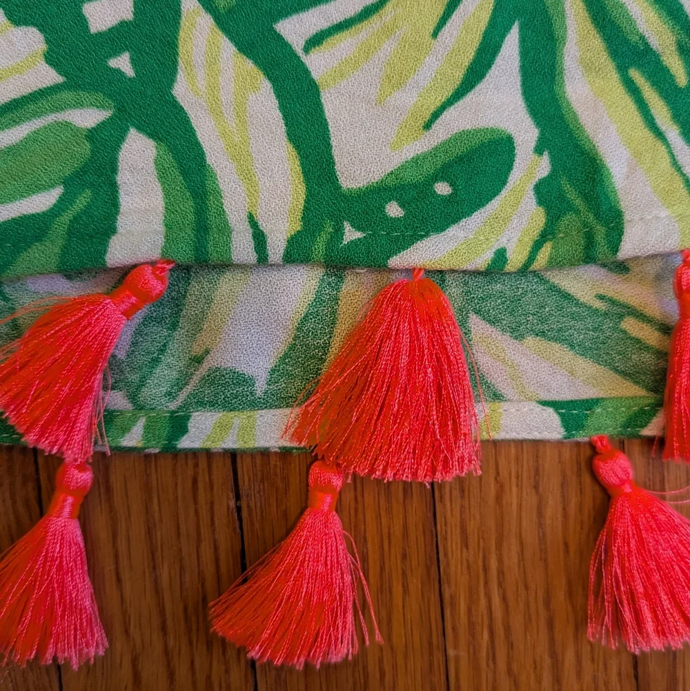 Lilly Pulitzer Green and White Ramona Crop Top - Picture 5 of 5